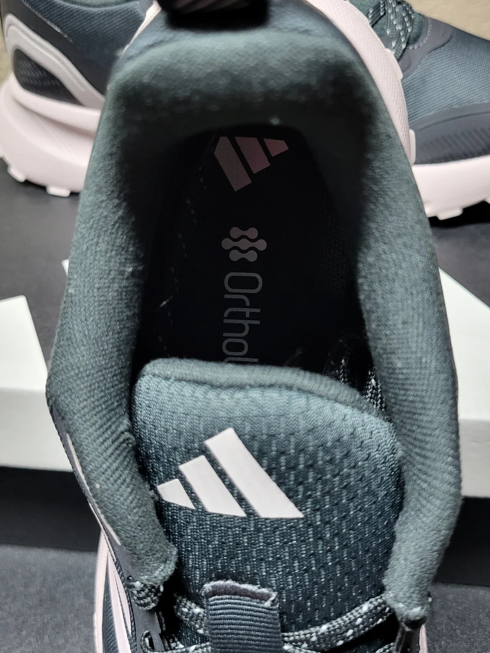 *NEW* Adidas Runfalcon 5 TR W Black Mesh Low Top Cloudfoam Ortho Women's 6.5 Box